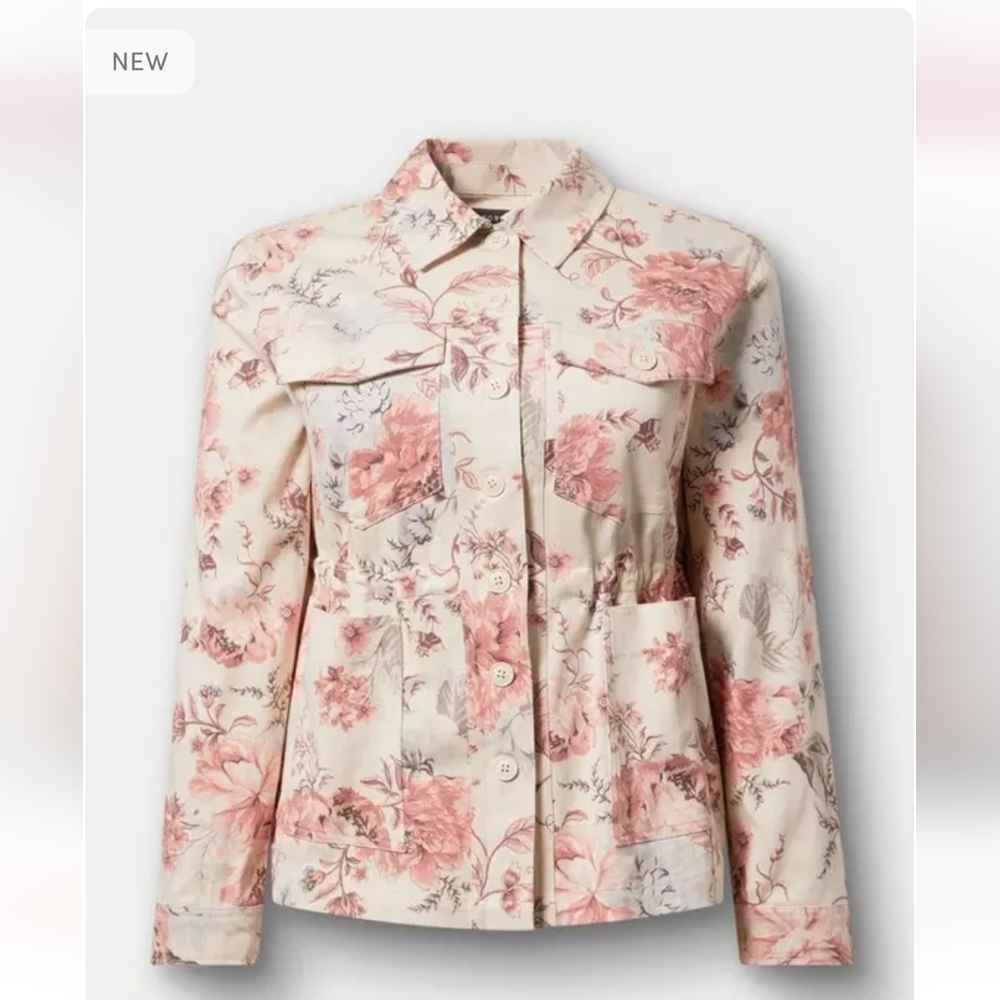 🆕️🌸 TORRID FLORAL ANORAK TWILL JACKET🌸